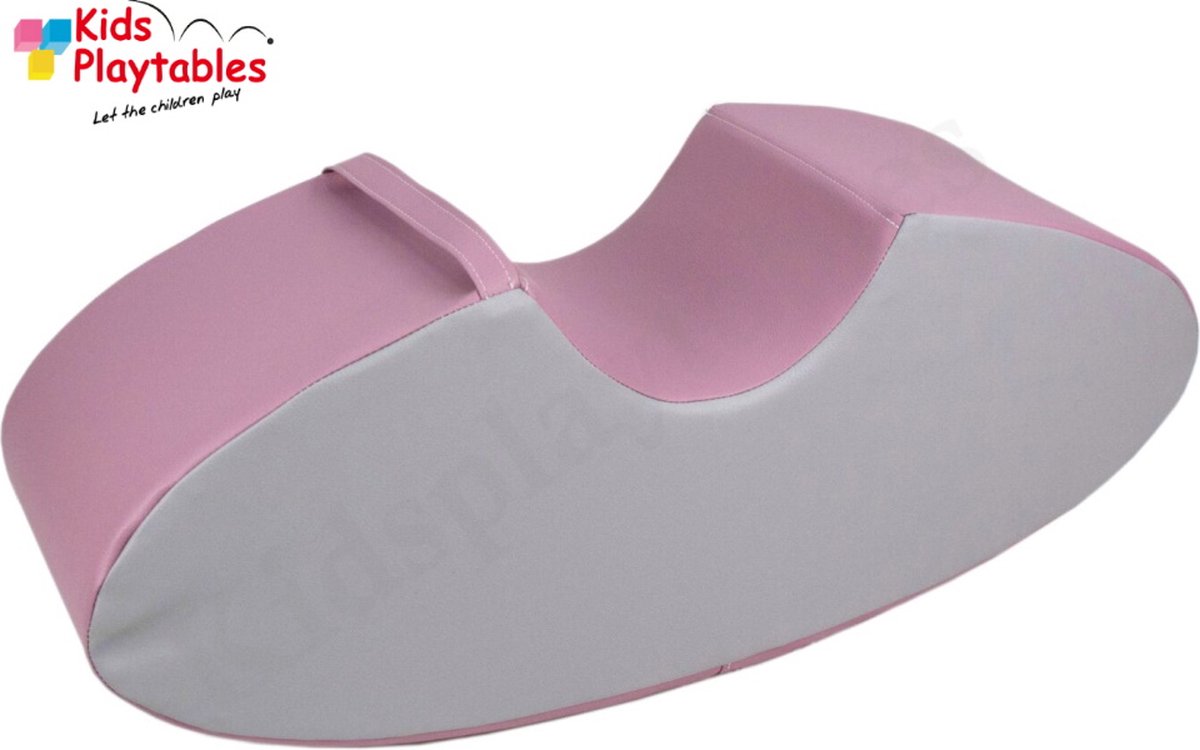 Soft Play Foam Schommelwip paars-grijs | rocker | wipwap | foamblokken | bouwblokken | Soft play speelgoed | schuimblokken